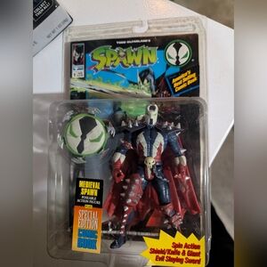 Marvel Medieval Spawn Action Figure - Red, Blue, White